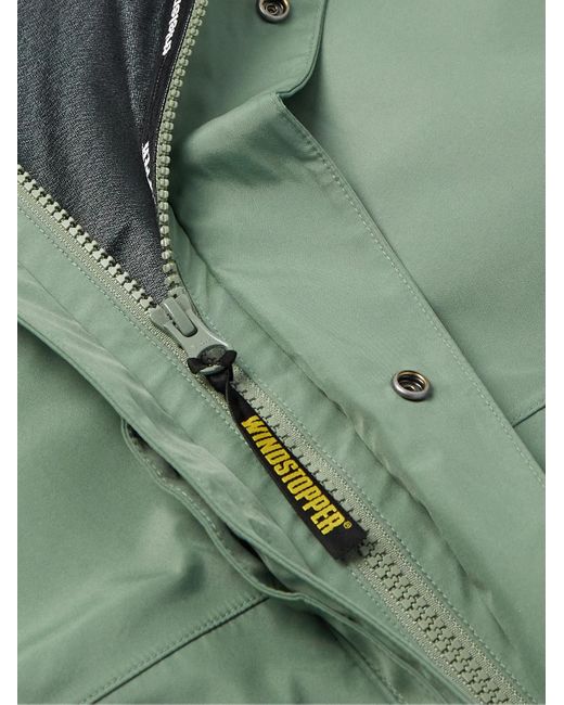 Thisisneverthat Green Active Tour Windstopper® Hooded Jacket for men