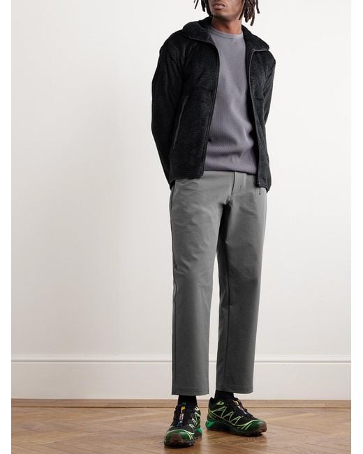 Goldwin Gray Straight-leg Belted Shell Trousers for men