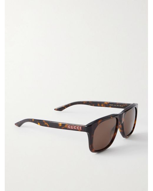 Gucci Multicolor Square-Frame Acetate Sunglasses for men
