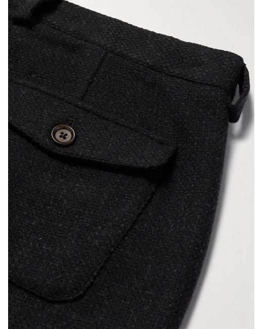 Pantaloni A Gamba Dritta di Oliver Spencer in Black da Uomo