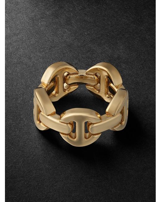 Hoorsenbuhs Black Dame Tri-Link 18-Karat Ring for men