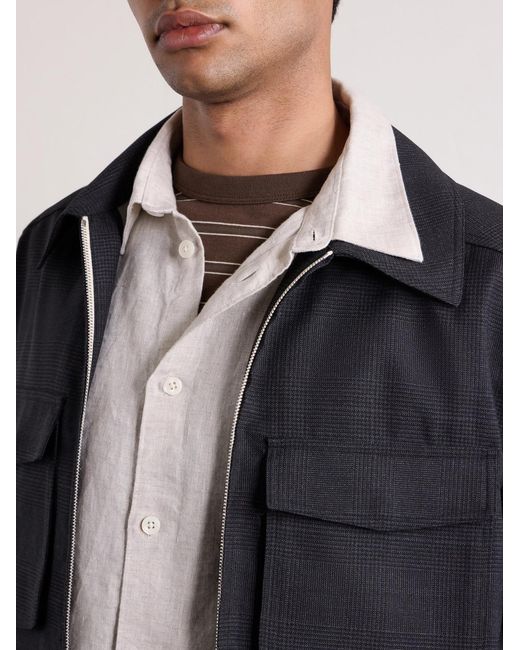 NN07 Natural Enzo 5708 Linen Shirt for men