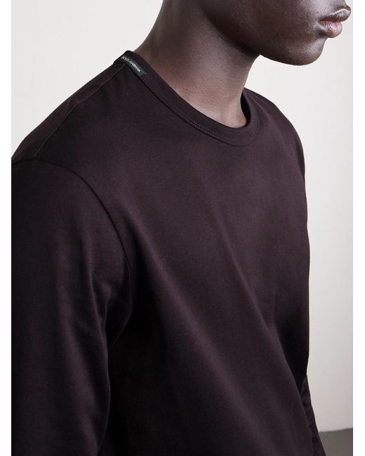 Dolce & Gabbana Blue Cotton-Jersey T-Shirt for men