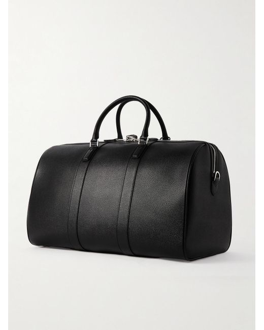 Burberry Black Boston Full-grain Leather Duffle Bag for men