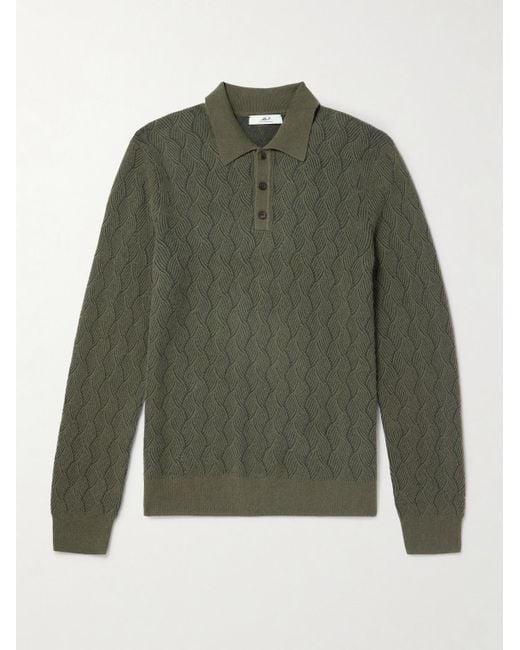 Mr P. Green Knitted Wool And Cashmere-blend Sweater for men