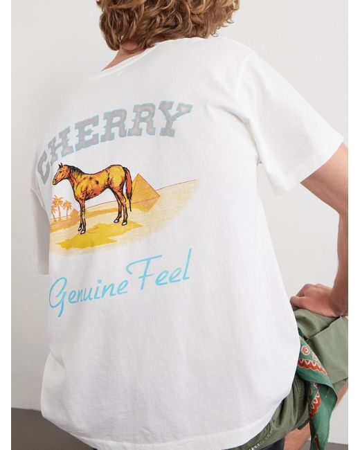 CHERRY LA White Cotton-Jersey T-Shirt for men