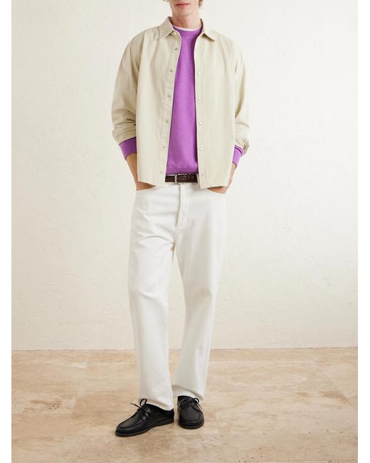 Massimo Alba Pink Cashmere Sweater for men