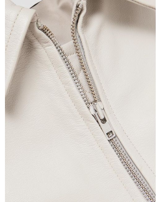 Agolde Natural Chadwick Full-Grain Leather Jacket for men