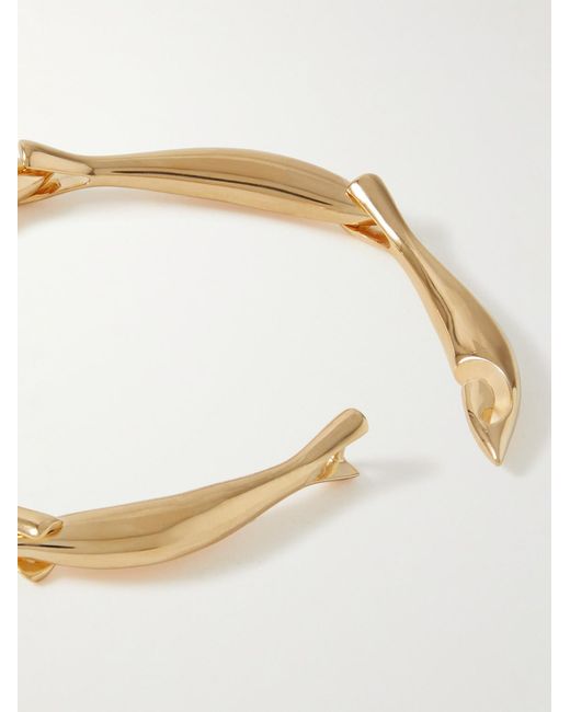 Bottega Veneta Natural Sardine-Plated Bracelet for men
