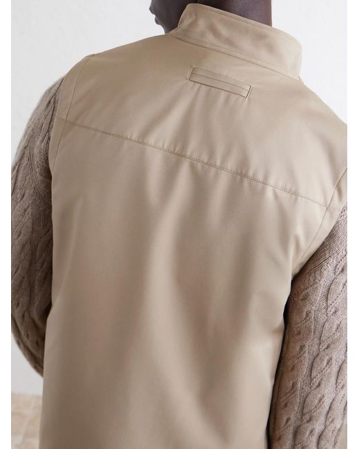 Zegna Natural Motorin Shell Vest for men