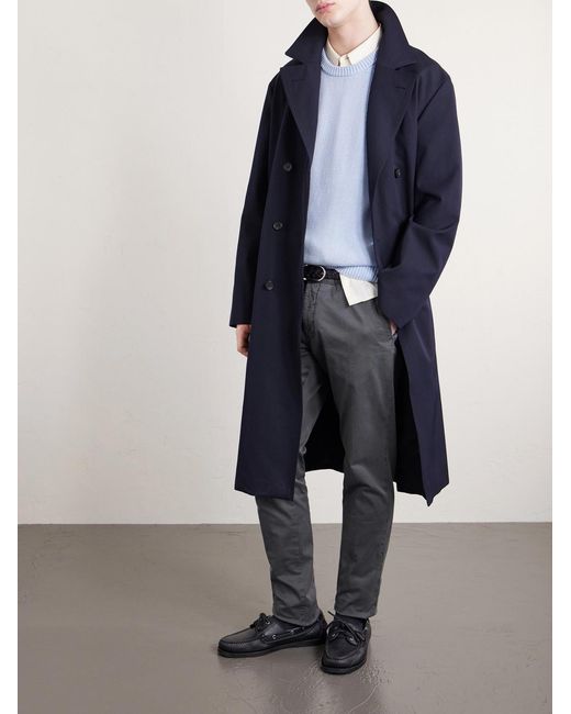 Slowear Blue Slim-fit Cotton Sweater for men