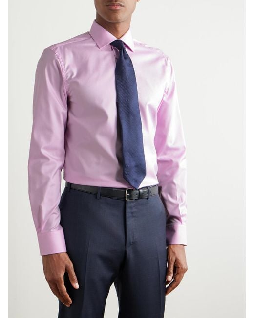 Ralph Lauren Pink Aston Cutaway-collar Cotton-twill Shirt for men