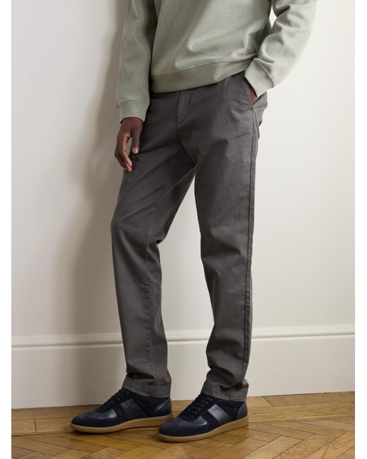 Mr P. Blue Ansel Suede And Leather Sneakers for men