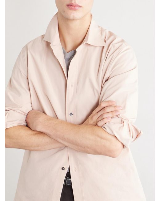 Jil Sander Natural Cotton-poplin Shirt for men