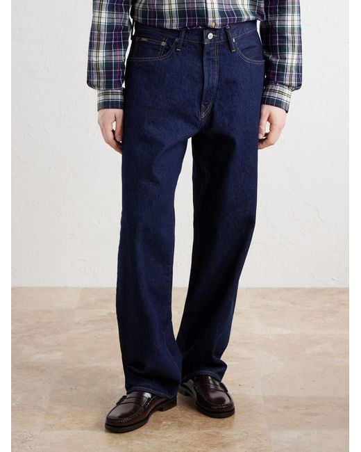 Polo Ralph Lauren Blue Rivington Wide-leg Jeans for men