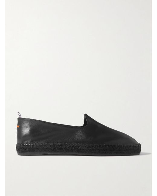 Espadrillas in pelle Jake di Castaner in Black da Uomo