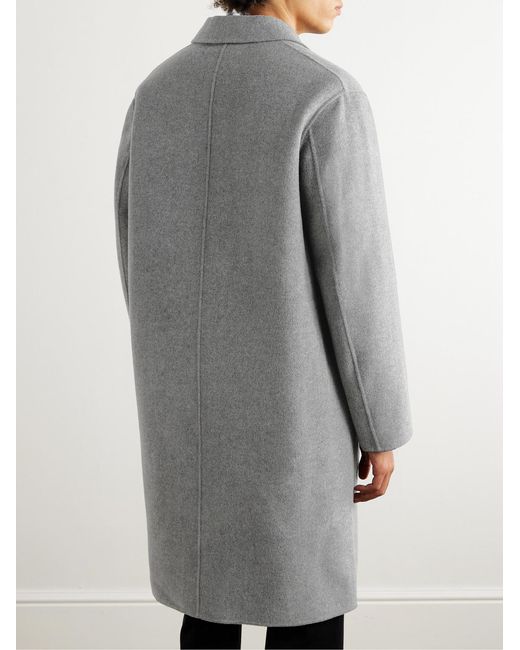 Acne Gray Dalio Wool-Flannel Coat for men