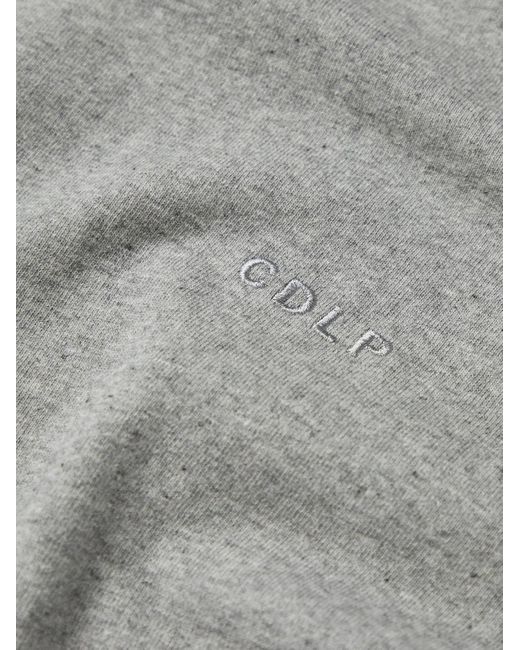 CDLP Gray Mobilité Logo-embroidered Cotton-jersey T-shirt for men