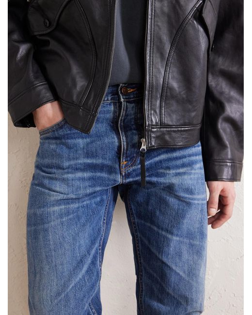 Nudie Jeans Blue Steady Eddie Ii Slim-fit Organic Jeans for men