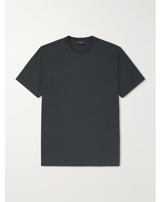 Slowear Black Slim-Fit Icecotton T-Shirt for men