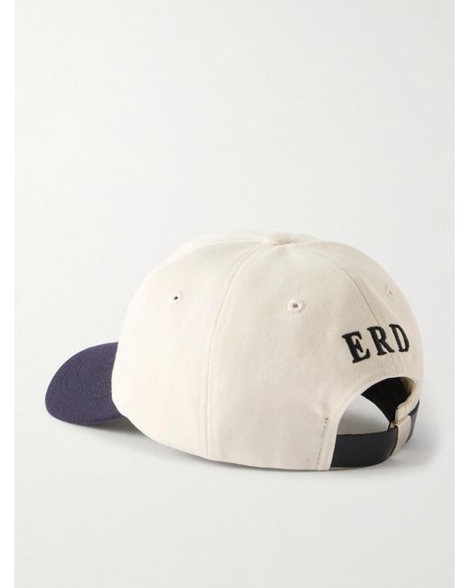 Enfants Riches Deprimes White Seesaw Kids Logo-Embroidered Cotton-Twill Baseball Cap for men