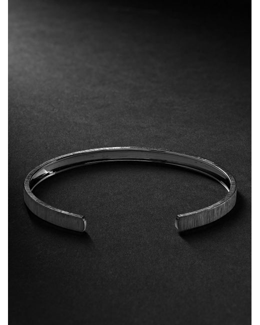 Buccellati Macri Blackened Bangle for men