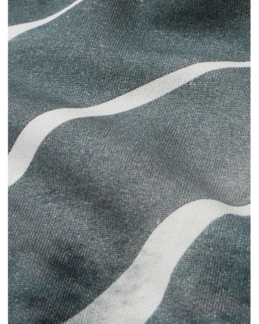 Dries Van Noten Hoodie aus Baumwoll-Jersey mit Print in Gray für Herren