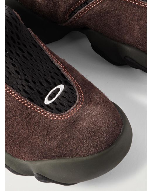 Oakley Sneakers aus Veloursleder mit Mesh-Besatz in Brown für Herren