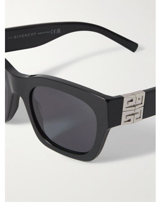Givenchy Black 4g D-frame Acetate Sunglasses for men