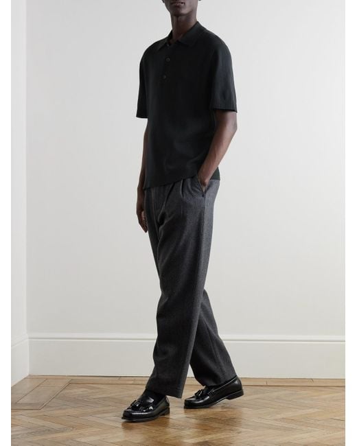 Rag & Bone Polohemd aus einer Baumwollmischung in Black für Herren