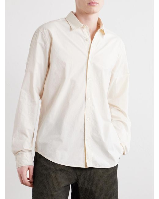 Orlebar Brown Natural Giles Cotton Shirt for men