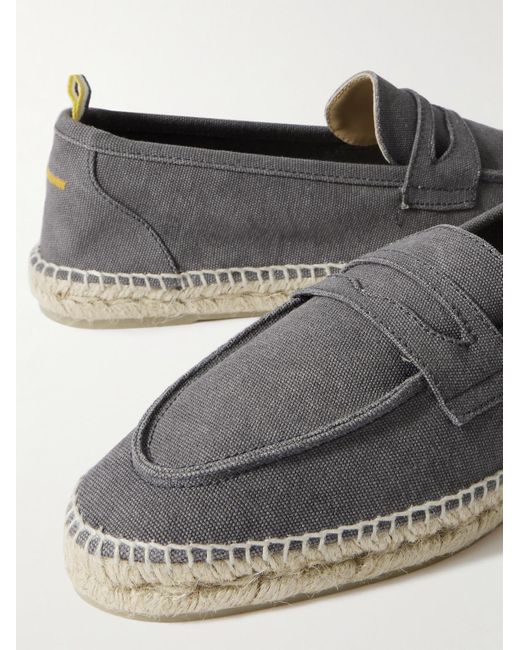 Castaner Gray Nacho Canvas Espadrilles for men