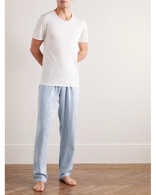 Zimmerli Pyjama-Hose aus Satin mit Nadelstreifen in Blau für Herren | Lyst  DE