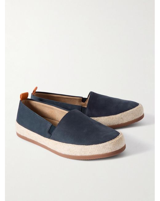 Mulo Blue Suede Espadrilles for men