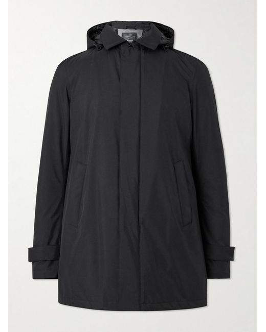 Laminar Black Gore-Tex Hooded Down Coat for men