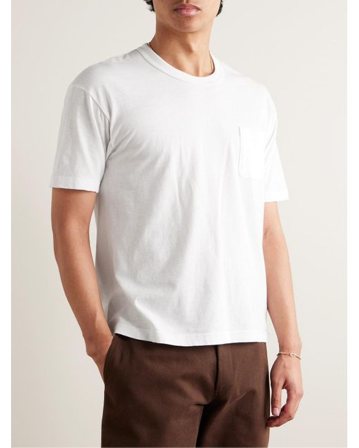 Confezione da tre T-shirt in jersey di misto cotone Sublig Jumbo di Visvim in White da Uomo