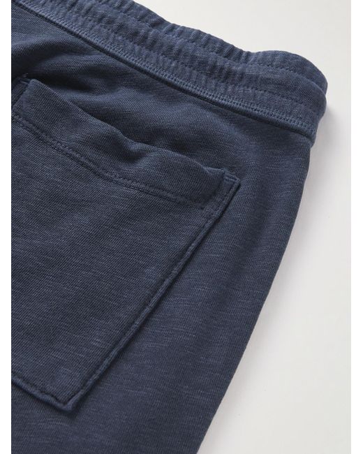 James Perse Blue Straight-Leg Supima Cotton-Jersey Sweatpants for men