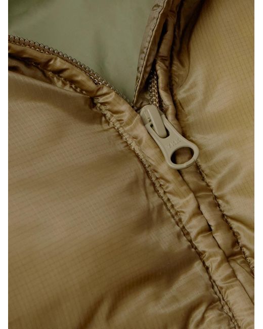 Dime Steppjacke aus wattiertem Nylon-Ripstop mit Logostickerei in Green für Herren