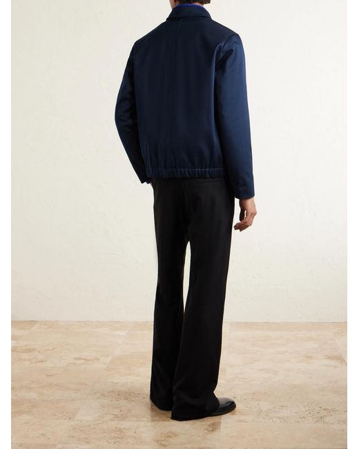Paul Smith Blue Cotton-blend Twill Jacket for men