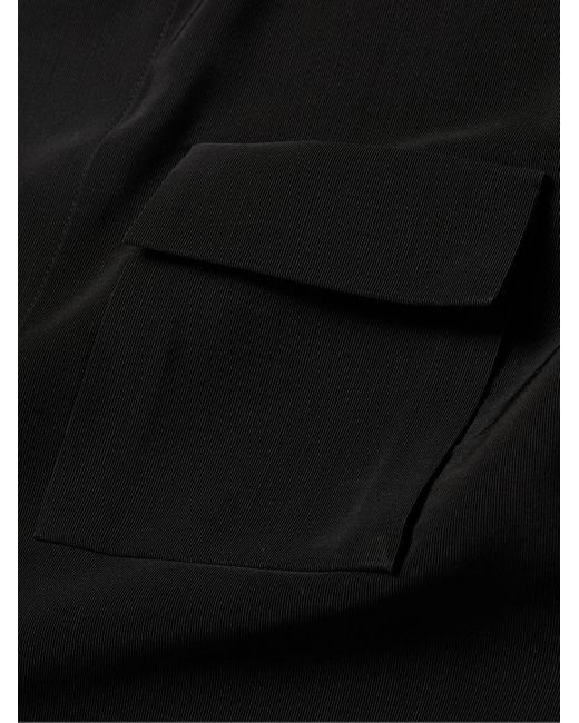 Saint Laurent Black Faille Shirt for men