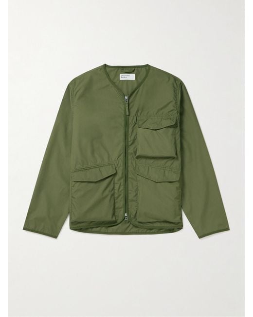 Universal Works Green Parachute Nylon Jacket for men