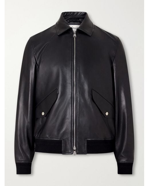 Valstar Black Roy Leather Jacket for men