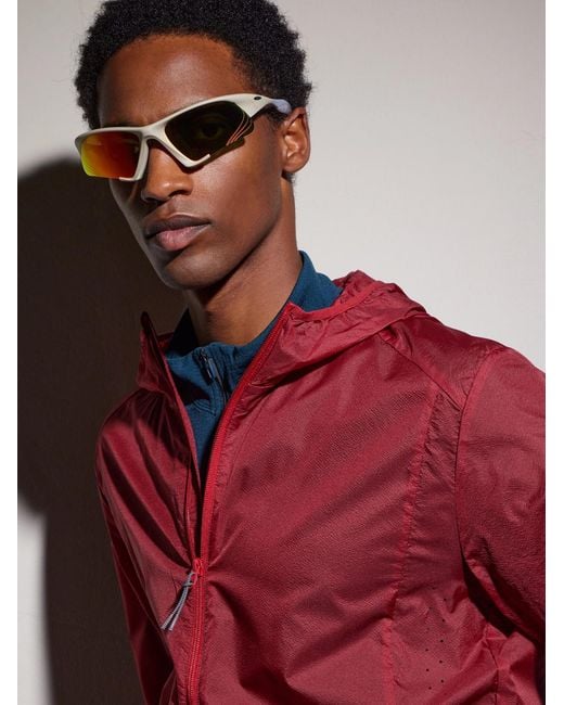 Oakley Orange Suture Jacket Acetate Sunglasses for men