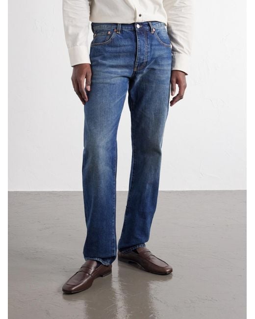 Fortela Blue John Straight-Leg Jeans for men