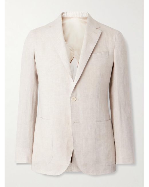 Kingsman Natural Linen Suit Jacket for men