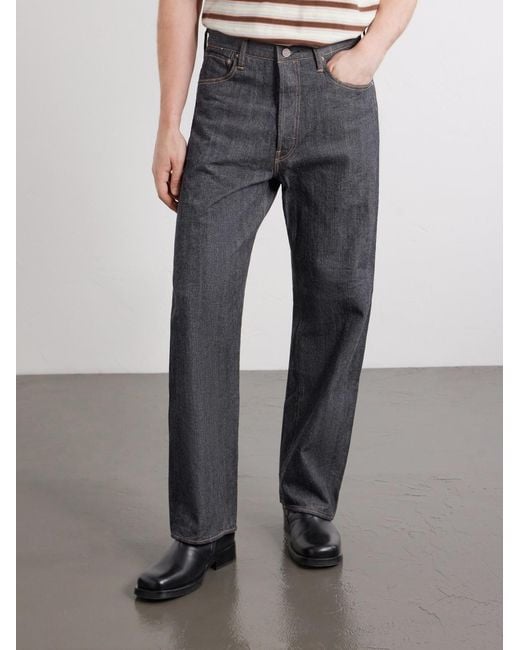 Visvim Gray Social Sculpture Wide-Leg Jeans for men