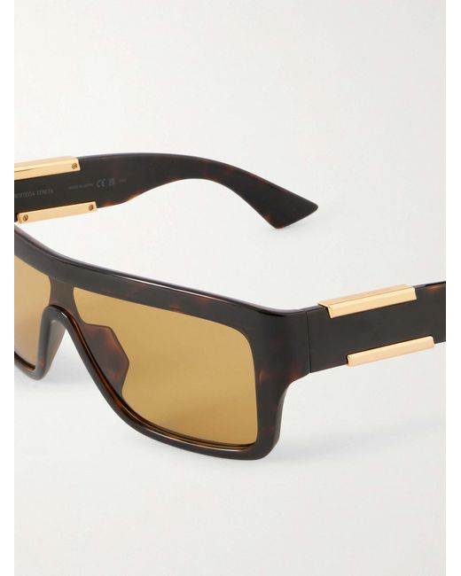 Bottega Veneta Black Aviator-style Acetate Sunglasses for men