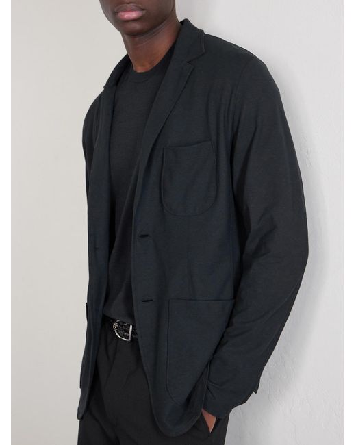 Slowear Black Icecotton Blazer for men
