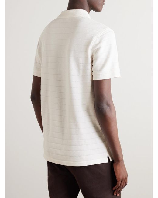 Mr P. Natural Organic Cotton-piqué Polo Shirt for men