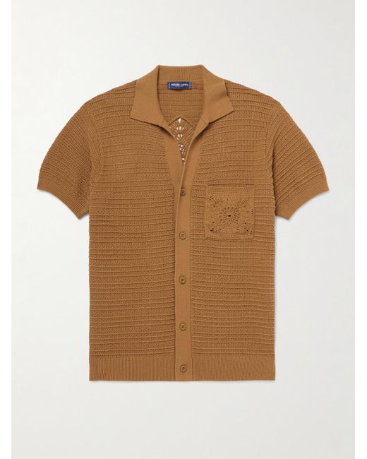 Camicia di Frescobol Carioca in Brown da Uomo